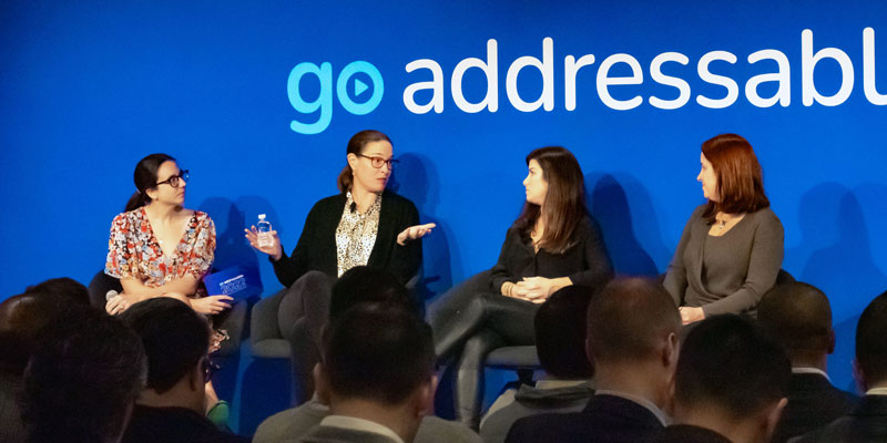 Panel speaking about Addressable In Action: Buyer Perspectives