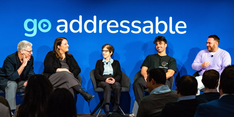 Panel speaking about The Future of Addressable Measurement: Solving for Cross-Platform Solutions